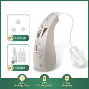 Rechargeable Powerful Hearing Aids Sound Amplifier Listening Device With Adjustment Sound Speaker Amplified Tools